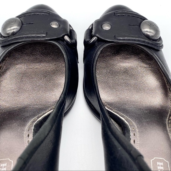 EUC Coach Darlina Dark Charcoal Gray Pumps, 7 - Picture 4 of 14